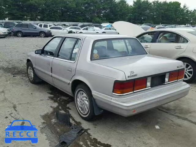 1992 DODGE SPIRIT 3B3XA46K8NT286848 image 2