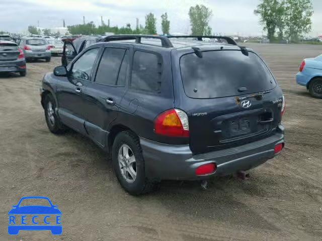 2004 HYUNDAI SANTA FE B KM8SB73E44U621562 зображення 2