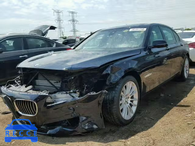 2014 BMW 750 LXI WBAYF8C54ED142470 зображення 1