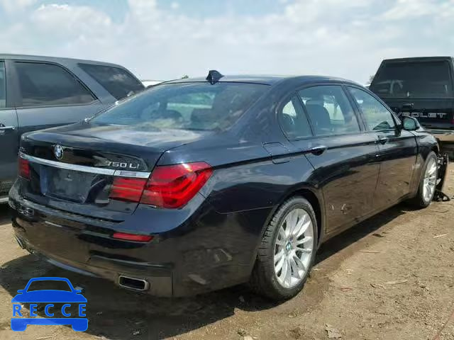 2014 BMW 750 LXI WBAYF8C54ED142470 зображення 3