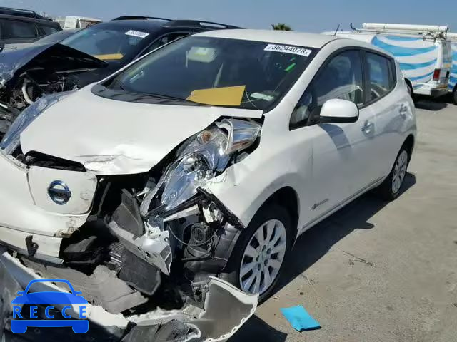 2016 NISSAN LEAF S 1N4AZ0CP0GC307038 зображення 1