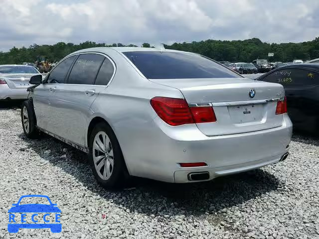 2012 BMW 740 LI WBAKB4C54CC575834 image 2