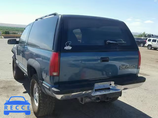 1993 CHEVROLET BLAZER K15 1GNEK18K3PJ324924 image 2