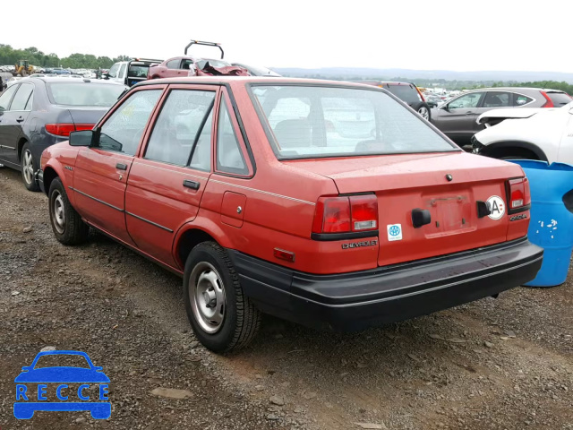 1988 CHEVROLET NOVA 1Y1SK514XJZ066954 зображення 2