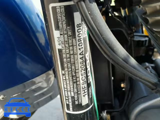2004 HONDA VT1300 S 1HFSC52064A108008 image 9