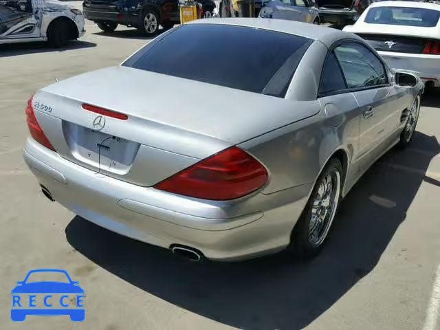 2004 MERCEDES-BENZ SL 500 WDBSK75F04F075436 image 3