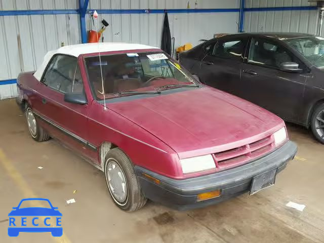 1991 DODGE SHADOW 3B3XP45K2MT560835 image 0