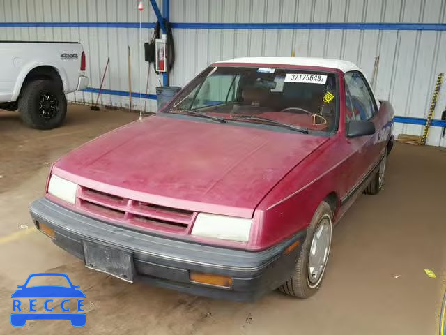 1991 DODGE SHADOW 3B3XP45K2MT560835 Bild 1