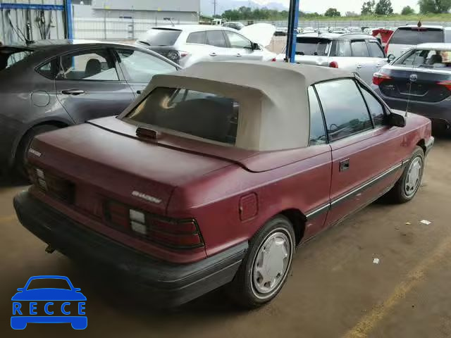 1991 DODGE SHADOW 3B3XP45K2MT560835 зображення 3