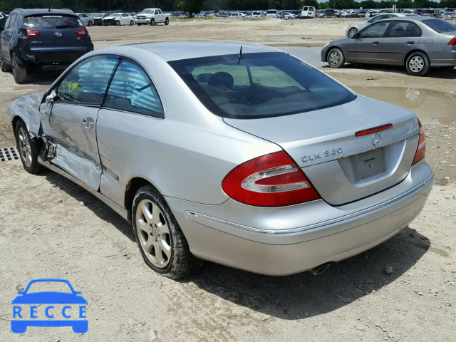 2003 MERCEDES-BENZ CLK 320C WDBTJ65J13F009529 image 2