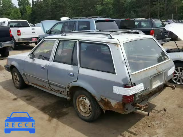 1984 FORD ESCORT GL 1FABP10H0EW256889 image 2