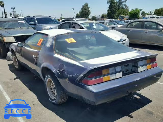 1984 CHEVROLET CAMARO BER 1G1AS87H9EL166198 зображення 2