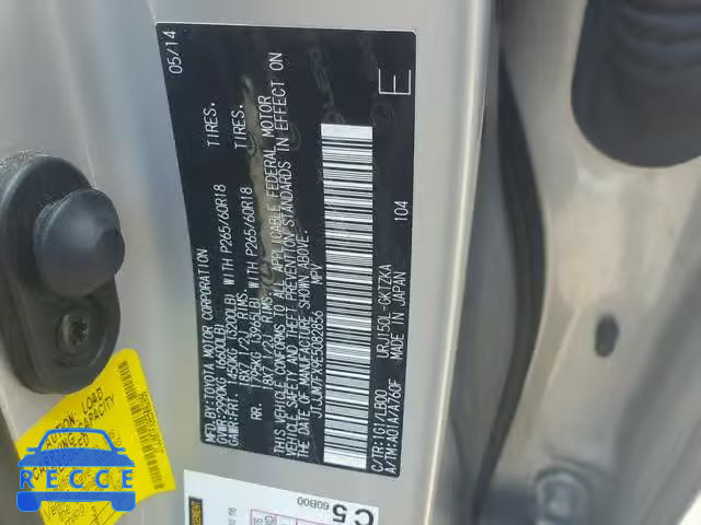 2014 LEXUS GX PREMIUM JTJJM7FX9E5082856 image 9