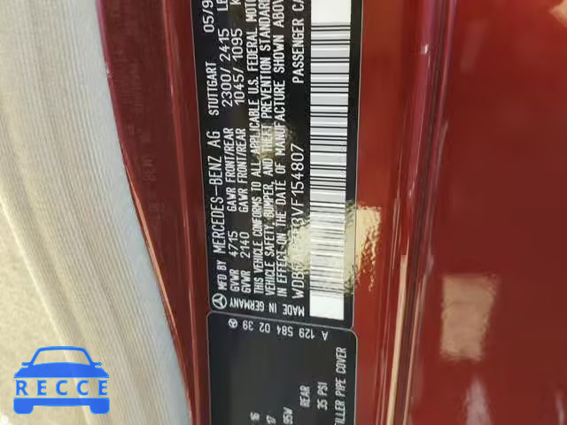 1997 MERCEDES-BENZ SL 500 WDBFA67F3VF154807 image 9