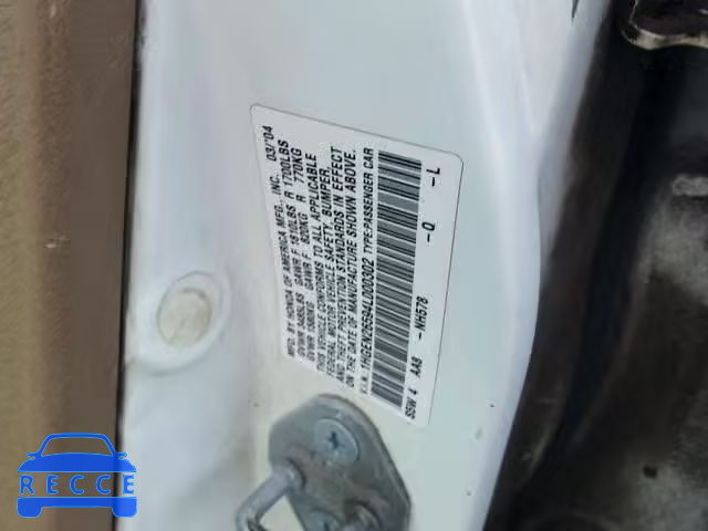 2004 HONDA CIVIC GX 1HGEN26594L000302 image 9