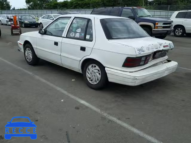 1993 DODGE SHADOW 1B3XP28K5PN604458 image 2