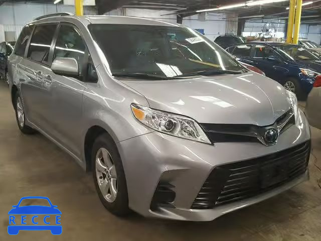 2018 TOYOTA SIENNA LE 5TDKZ3DC7JS943375 зображення 0