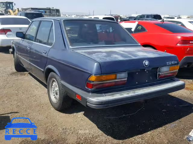 1987 BMW 528 E AUTO WBADK8301H9711233 зображення 2