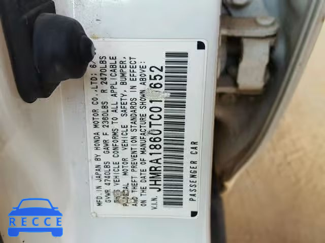 1996 HONDA ODYSSEY BA JHMRA1860TC015652 image 9