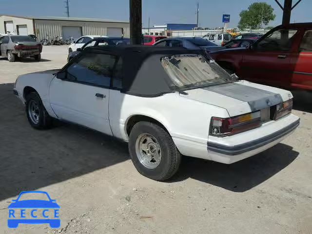 1984 FORD MUSTANG GL 1FABP2737EF208712 image 2