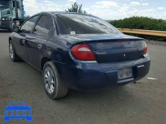 2005 DODGE NEON BASE 1B3ES26C15D116564 image 2