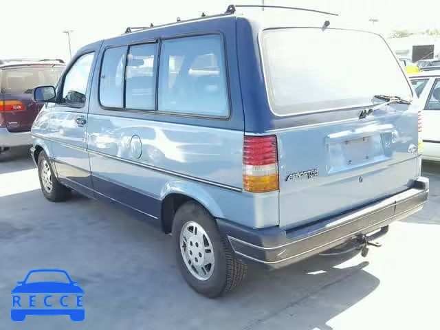 1989 FORD AEROSTAR 1FMDA11U9KZC23024 зображення 2