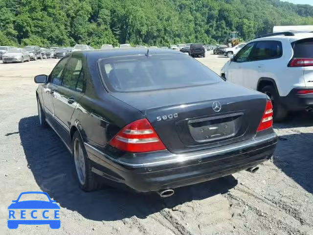 2001 MERCEDES-BENZ S 600 WDBNG78J61A199279 image 2