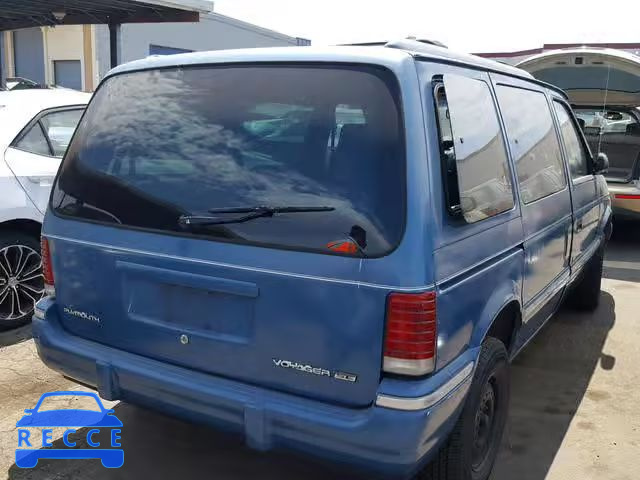 1993 PLYMOUTH VOYAGER SE 2P4GH45R9PR170942 image 3