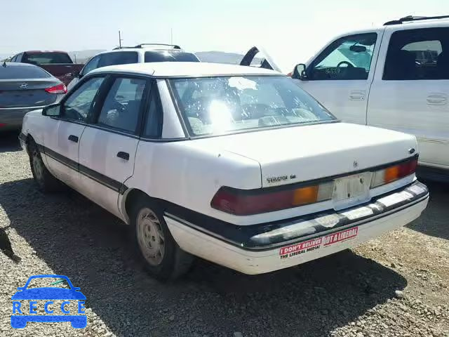 1991 FORD TEMPO GL 2FAPP36X6MB103899 image 2