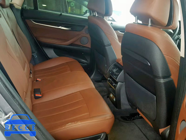 2016 BMW X6 XDRIVE5 5UXKU6C55G0R34039 зображення 5