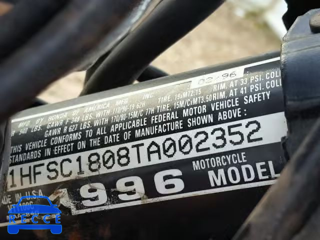 1996 HONDA VT1100 C 1HFSC1808TA002352 image 9