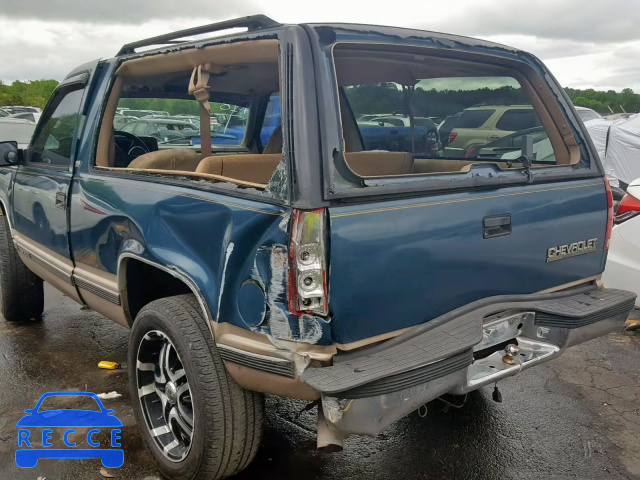 1993 CHEVROLET BLAZER K15 1GNEK18K3PJ305466 image 8
