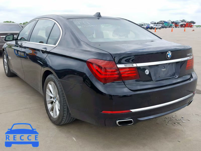 2015 BMW 740 LI WBAYE4C59FD947197 image 2