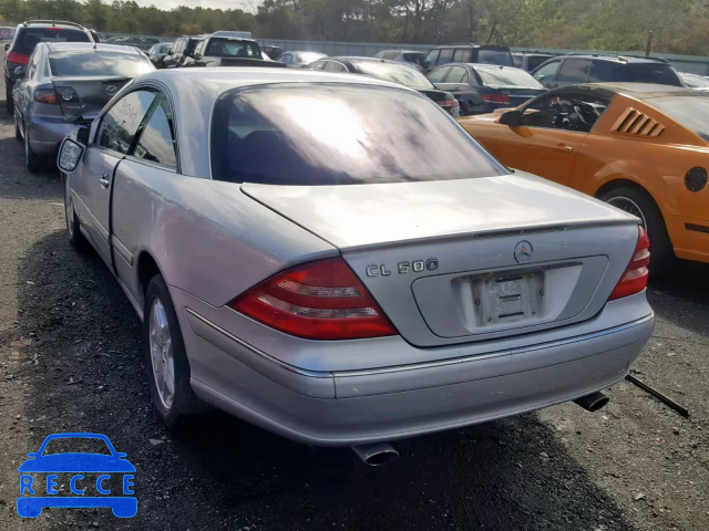 2000 MERCEDES-BENZ CL 500 WDBPJ75J7YA002063 зображення 2