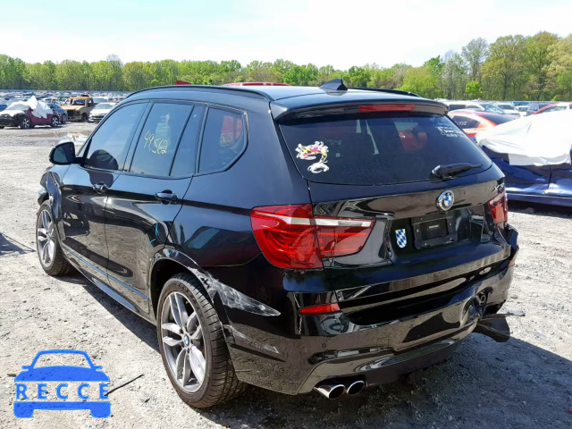 2015 BMW X3 XDRIVE3 5UXWX7C54F0K33683 image 2