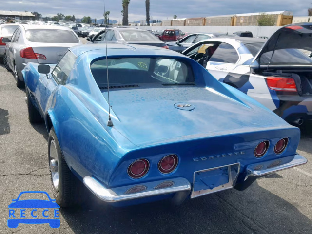 1968 CHEVROLET CORVETTE 194378S413997 зображення 2