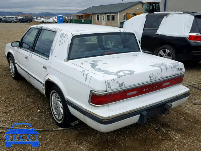 1989 DODGE DYNASTY 1B3BC4635KD594428 зображення 2