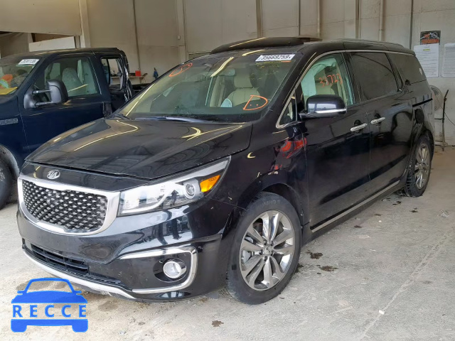 2016 KIA SEDONA SXL KNDME5C13G6185611 image 1