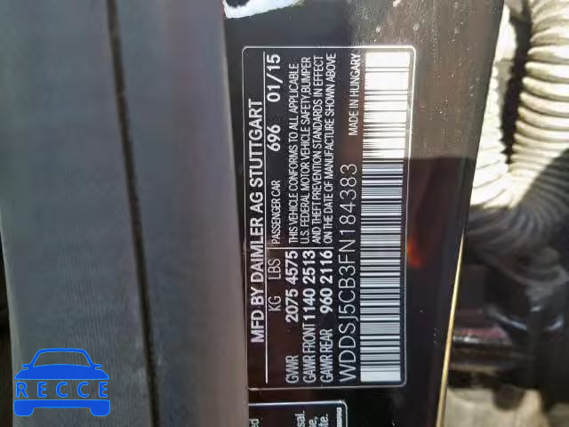 2015 MERCEDES-BENZ CLA 45 AMG WDDSJ5CB3FN184383 image 9