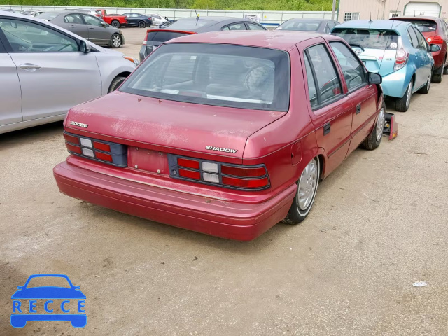 1994 DODGE SHADOW 1B3AP28K0RN183080 image 3