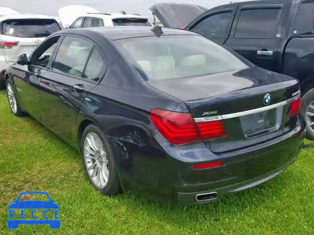 2014 BMW 740 LXI WBAYF4C51ED281951 зображення 2