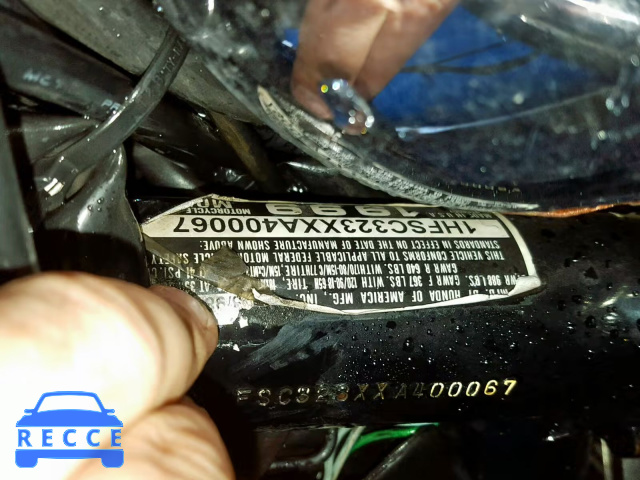 1999 HONDA VT1100 D2 1HFSC323XXA400067 зображення 9