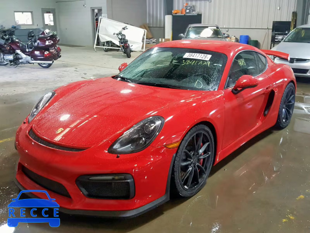 2016 PORSCHE CAYMAN GT4 WP0AC2A86GK192616 image 1