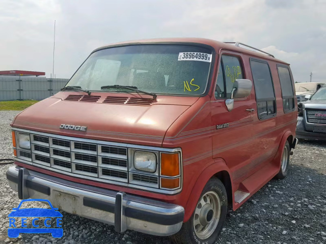 1992 DODGE RAM VAN B2 2B6HB21X4NK114761 image 1