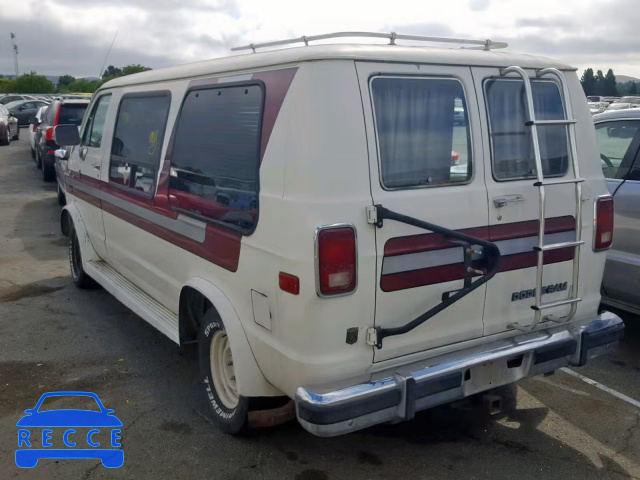 1987 DODGE RAM VAN B2 2B6HB23T6HK248153 image 2