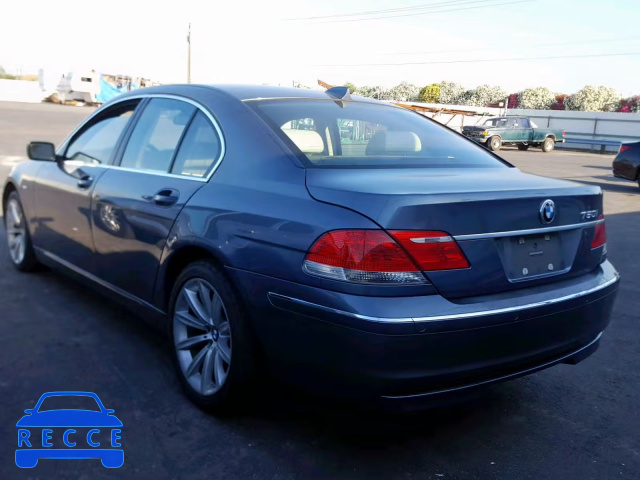 2008 BMW 750 I WBAHL83588DT12813 image 2