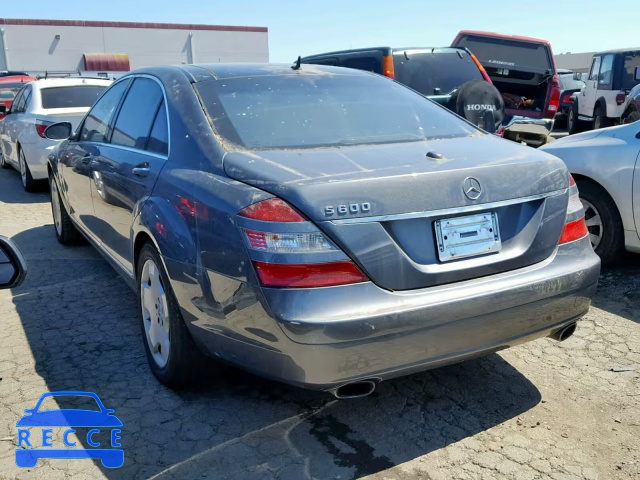 2007 MERCEDES-BENZ S 600 WDDNG76X27A047443 image 2