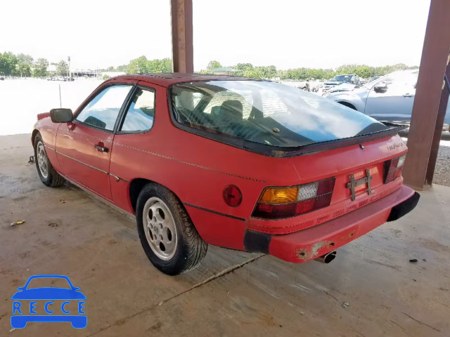 1987 PORSCHE 924 S WP0AA0927HN451866 зображення 2