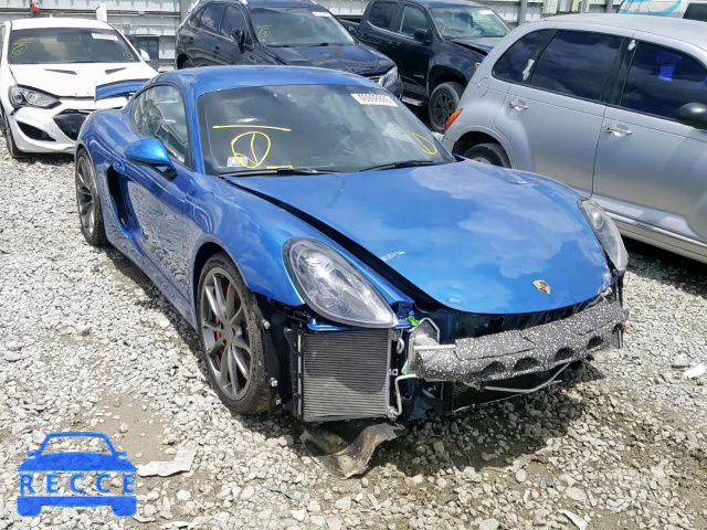 2016 PORSCHE CAYMAN GT4 WP0AC2A86GK197542 image 0