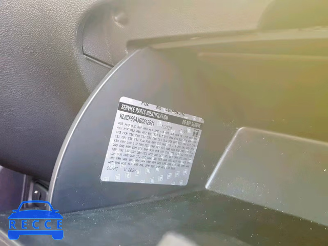 2016 CHEVROLET SPARK 2LT KL8CF6SA3GC612621 зображення 9